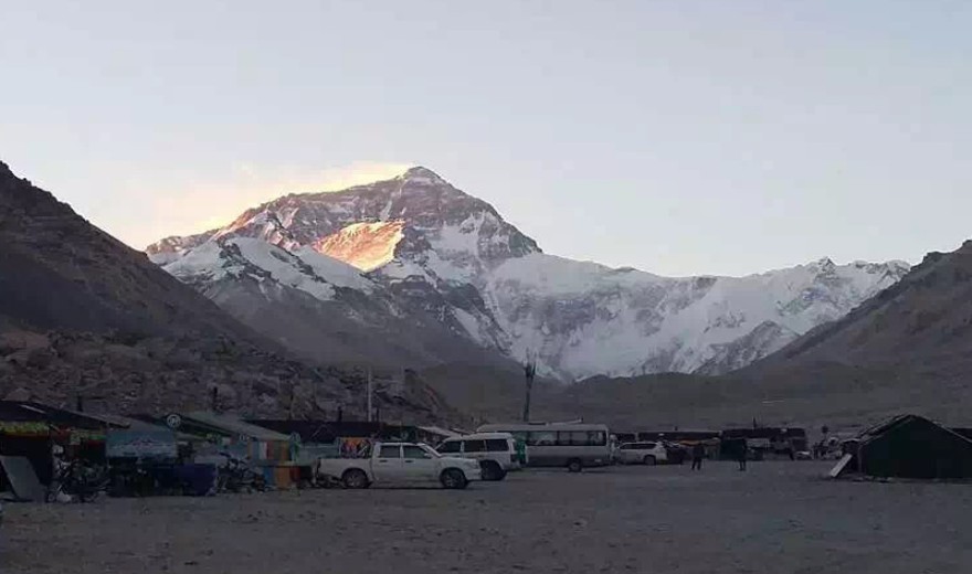 Everest Base Camp in Tibet China